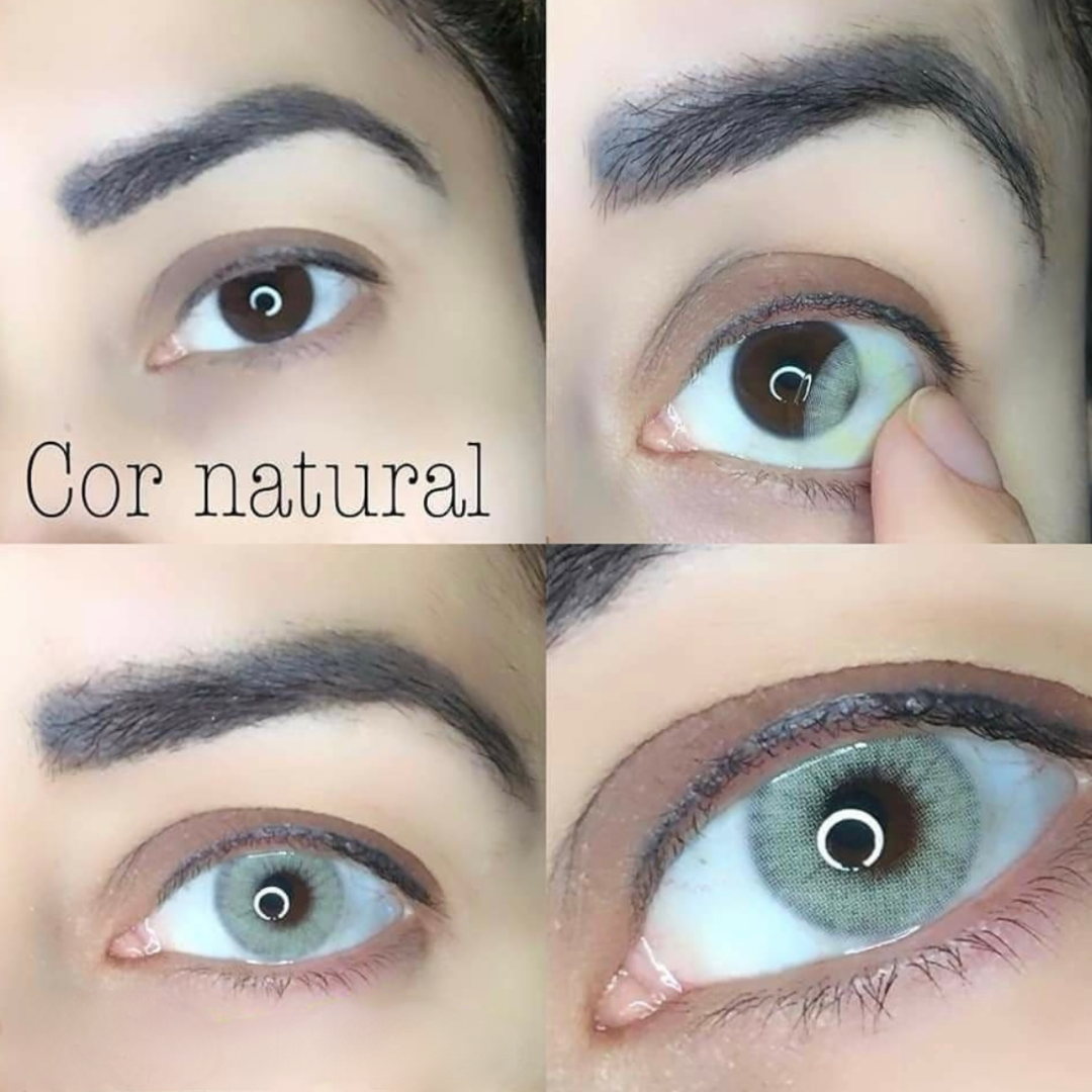 Lente de contato anual Queen H. Quartzo (caixa c/ 2 peças)