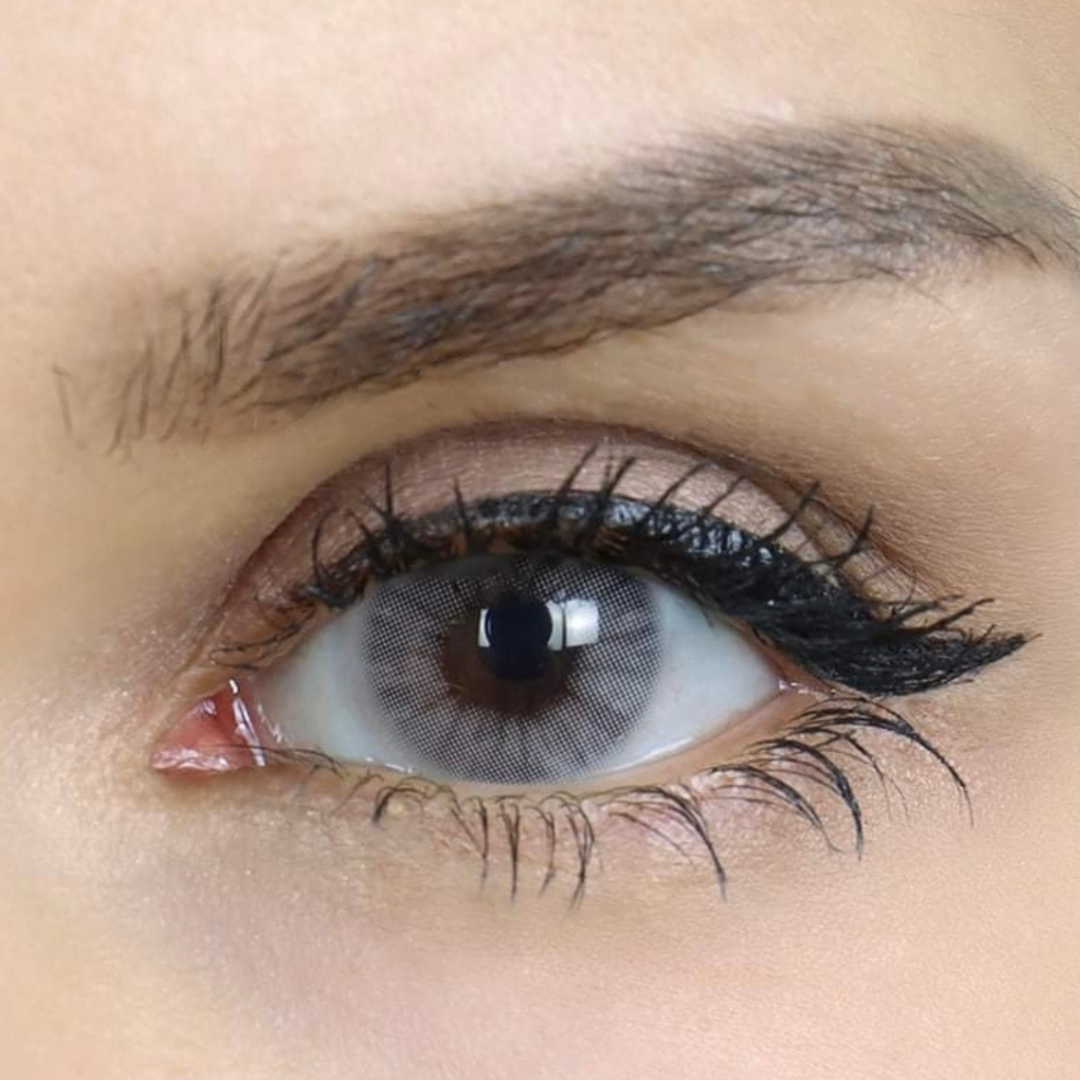 Lente de contato anual Queen H. Cristal (caixa c/ 2 peças)