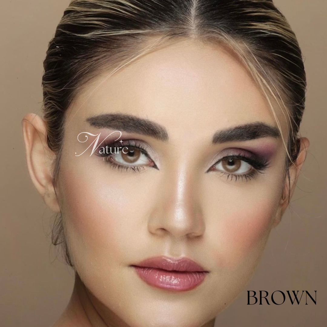 Lente de contato anual Beauty Vision Colors com grau para miopia (caixa c/ 2 peças)