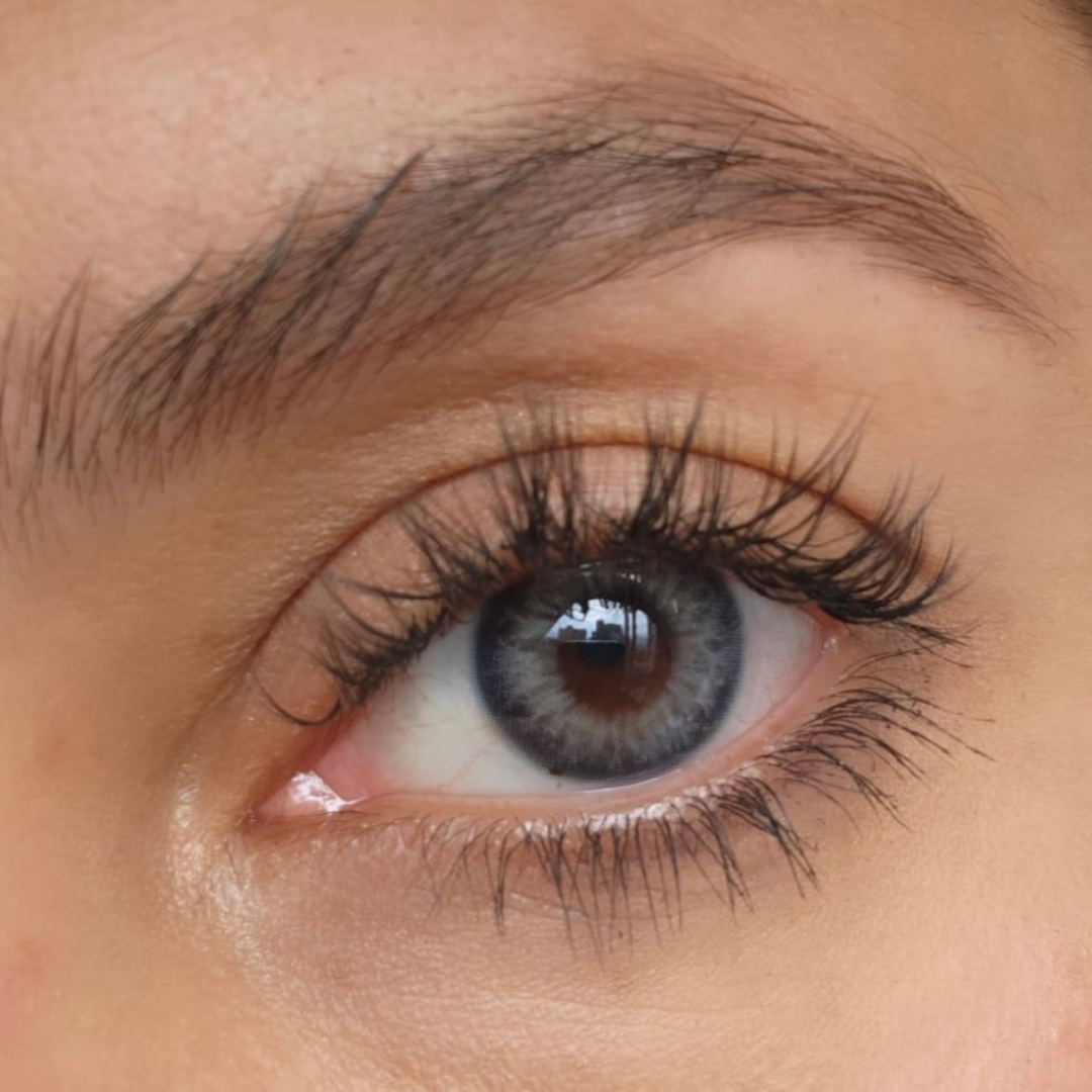 Lente de contato anual com grau para miopia Diamond T. Blue Gray (caixa c/ 2 peças)