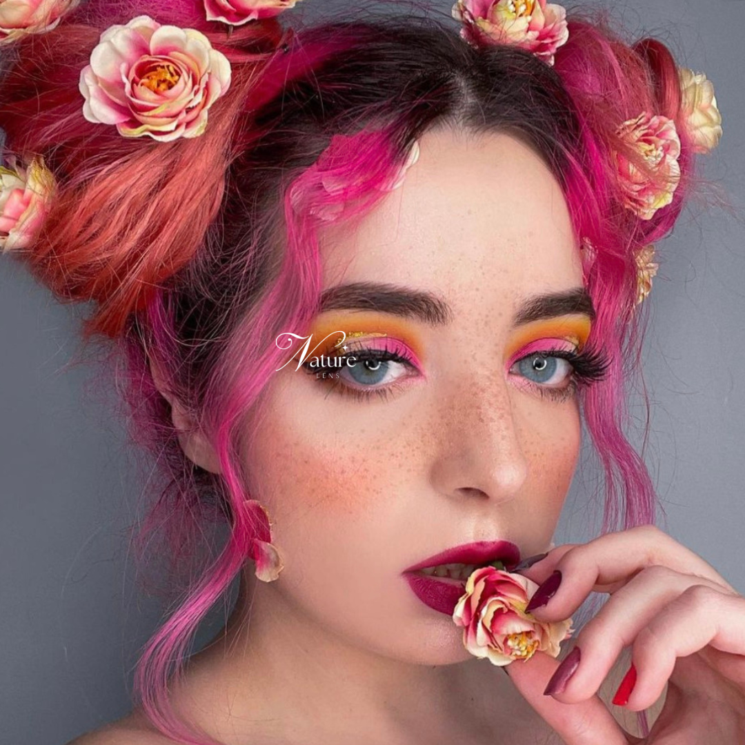 Lente de contato anual Vision Blue (caixa c/ 2 peças)