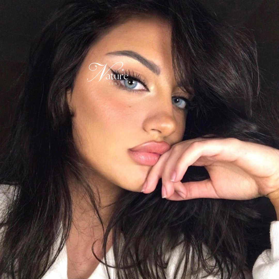 Lente de contato anual Queen H. Topázio (caixa c/ 2 peças)