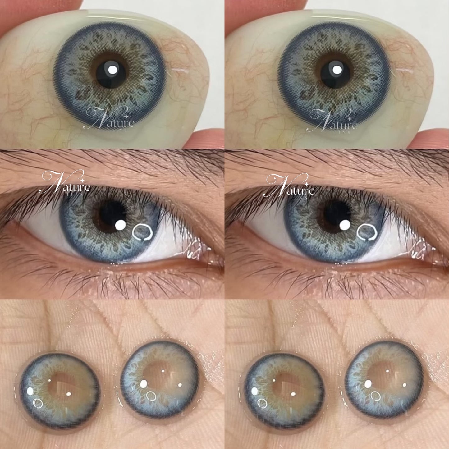 Lente de contato anual Pro Blue com grau para Miopia (caixa c/ 2 unidades)