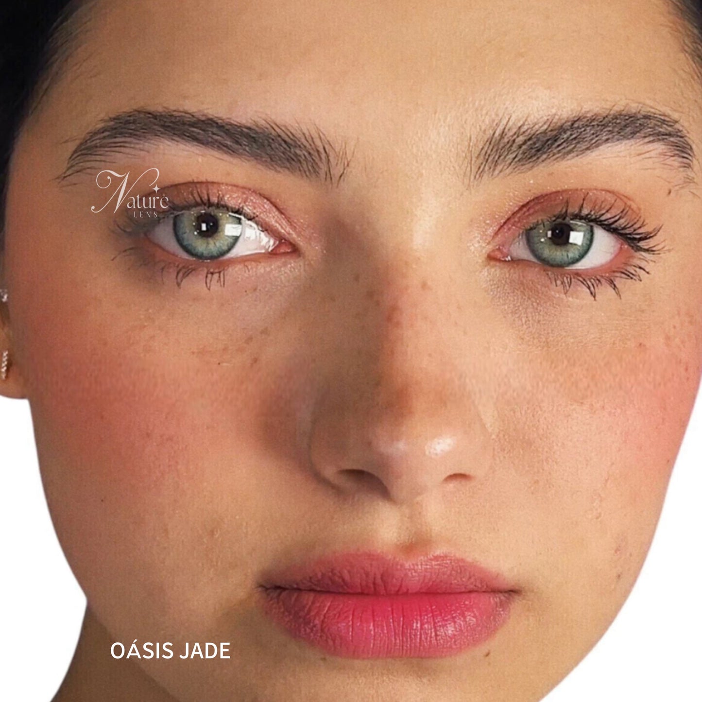 Lente de contato anual Oásis Jade (caixa c/ 2 unidades)