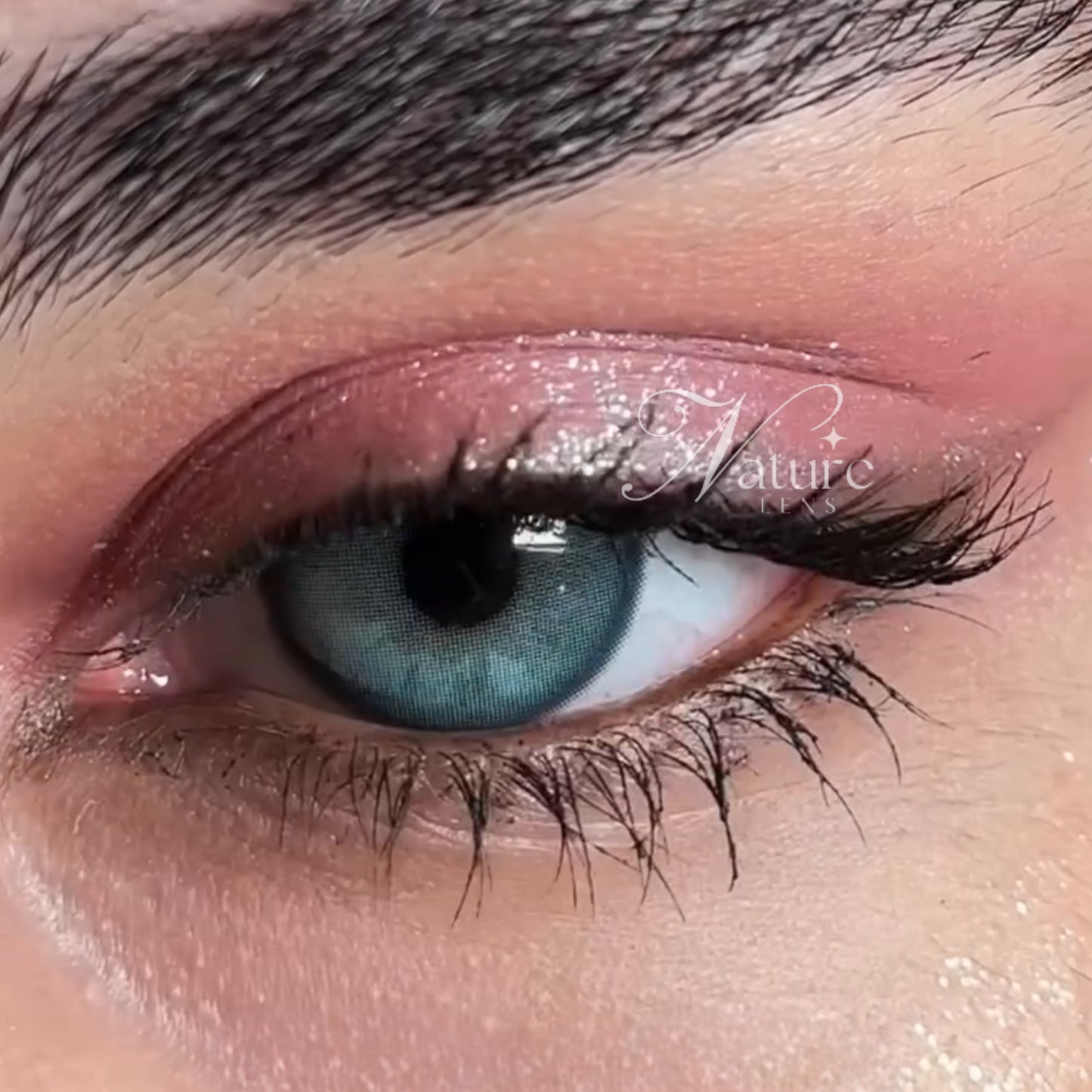 Lente de contato anual Glow Esmeralda (caixa c/ 2 peças)