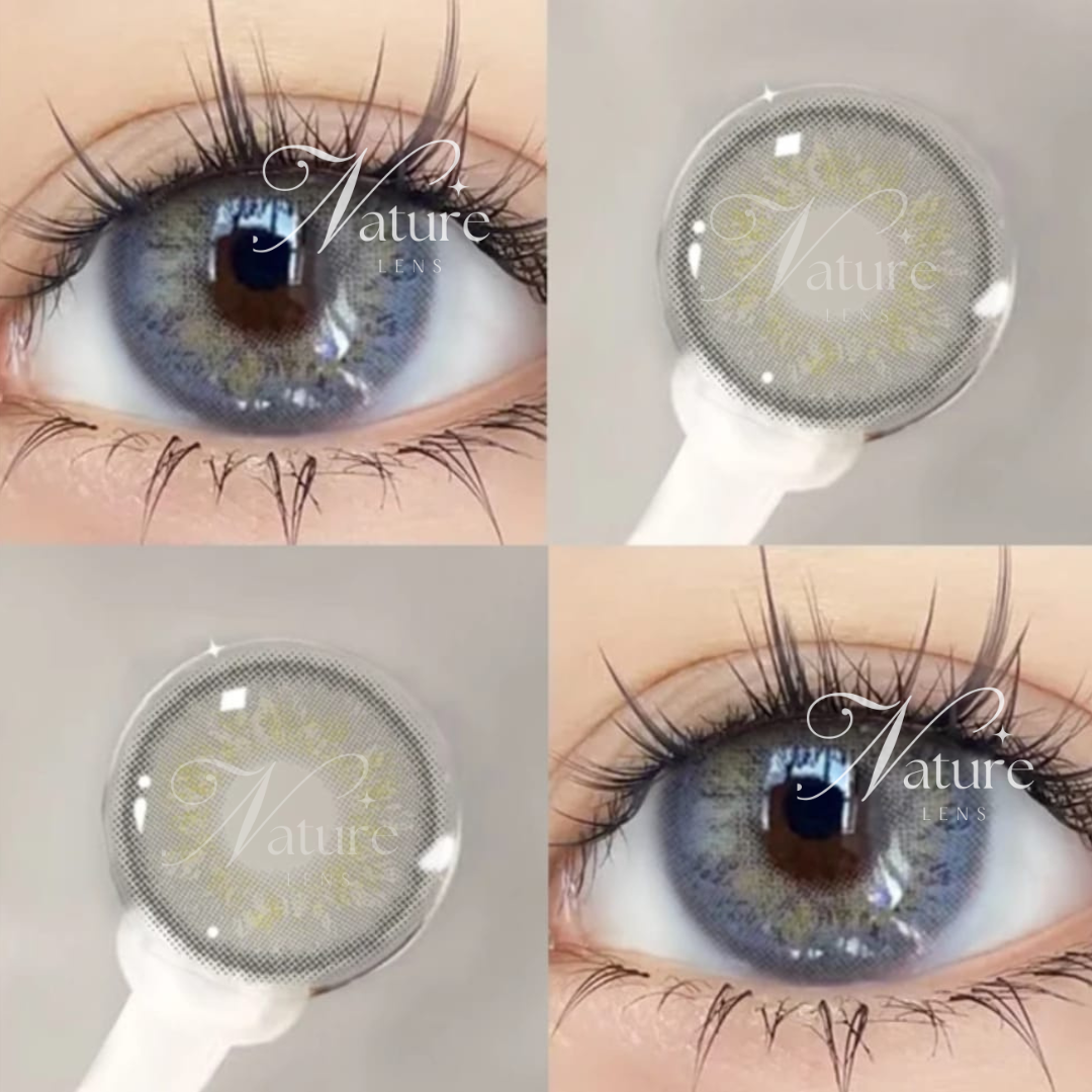 Lente de contato anual Russian Colors com grau para miopia (caixa c/ 2 peças)