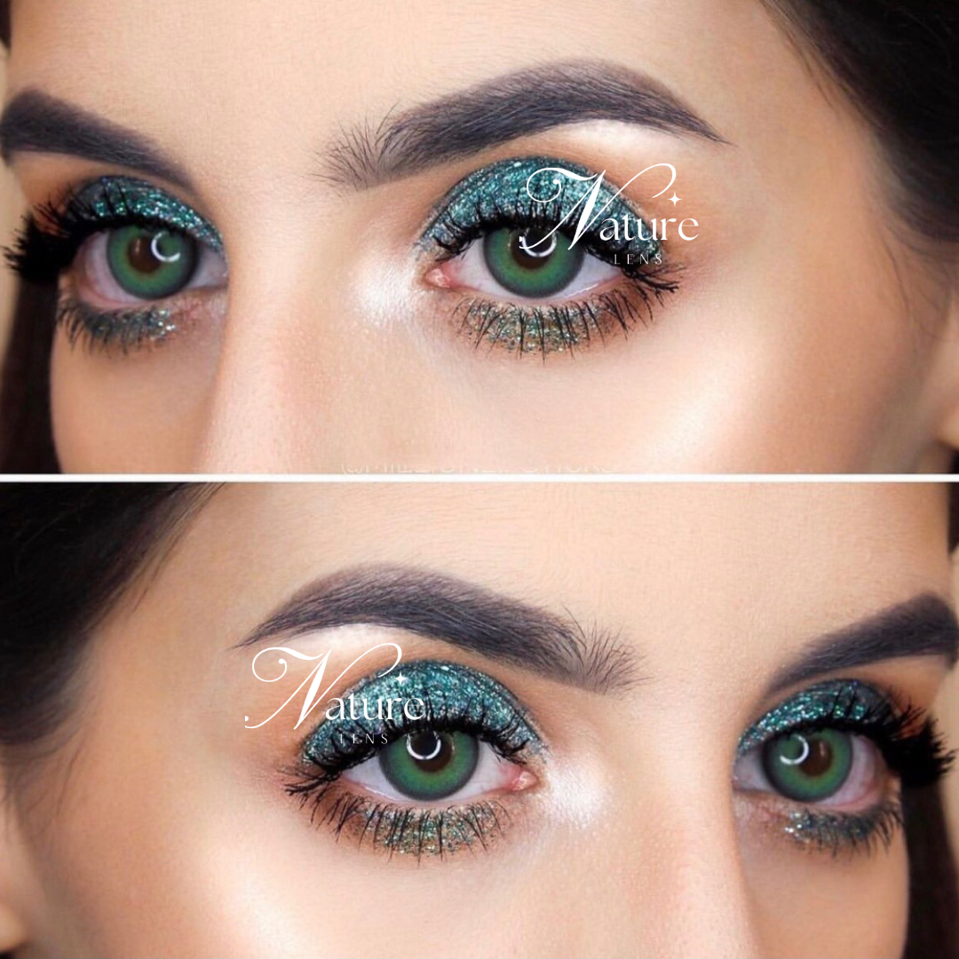 Lente de contato anual Himalaya Green (caixa c/ 2 peças)