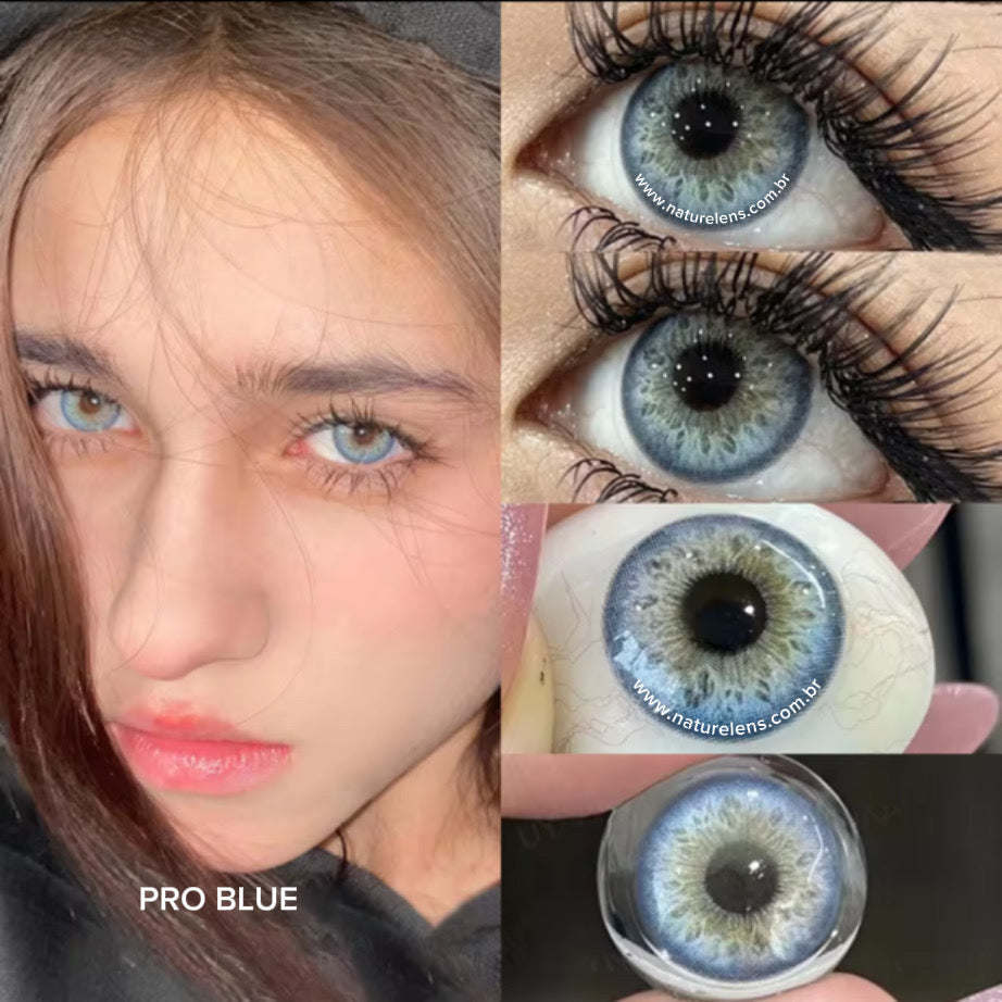 Lente de contato anual Pro Colors (caixa c/ 2 unidades)