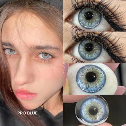 Lente de contato anual Pro Colors (caixa c/ 2 unidades)