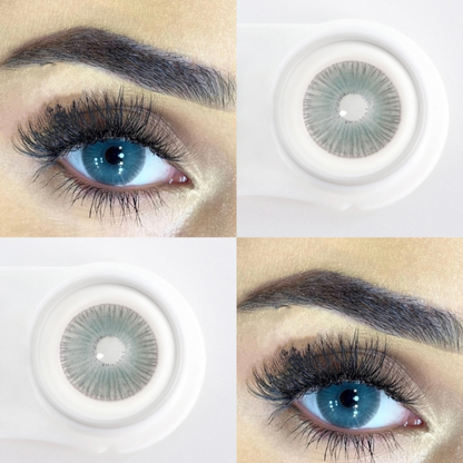 Lente de contato anual pupila pequena Jade (caixa c/ 2 peças)