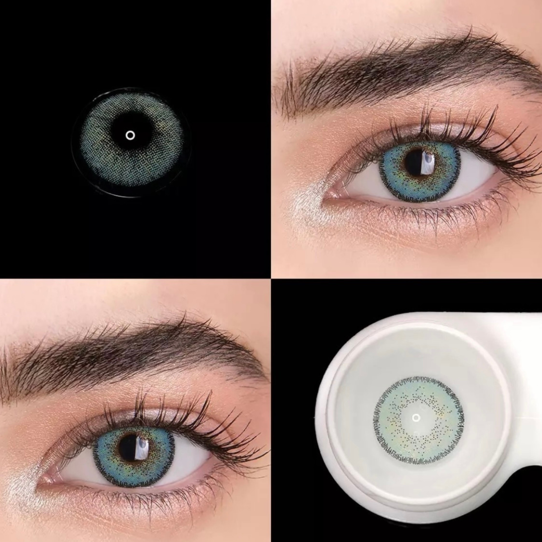 Lente de contato anual Natural Topázio (caixa c/ 2 peças)