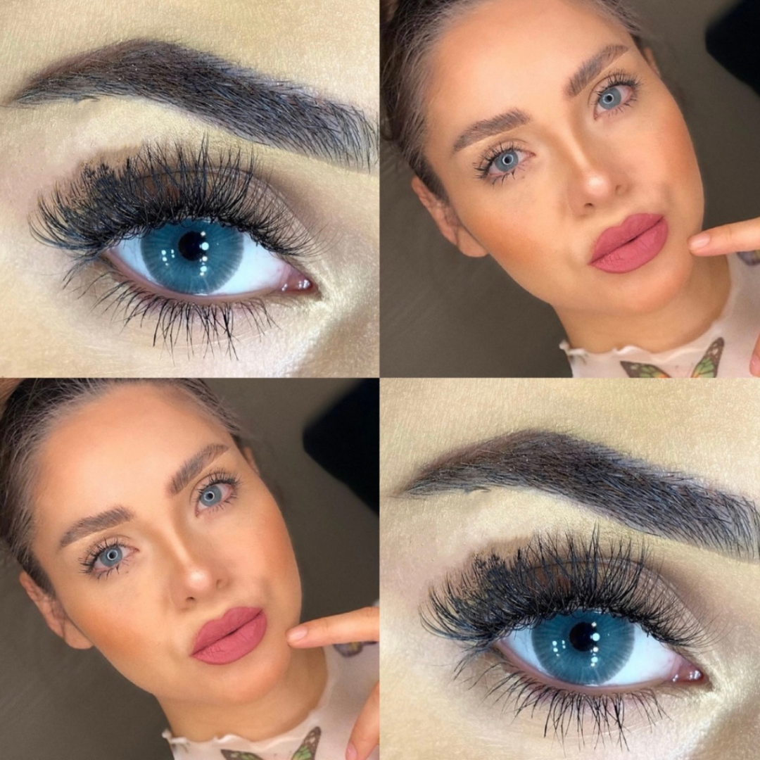 Lente de contato anual pupila pequena Jade (caixa c/ 2 peças)