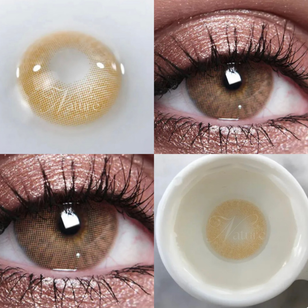 Lente de contato anual Beauty Vision Colors com grau para miopia (caixa c/ 2 peças)
