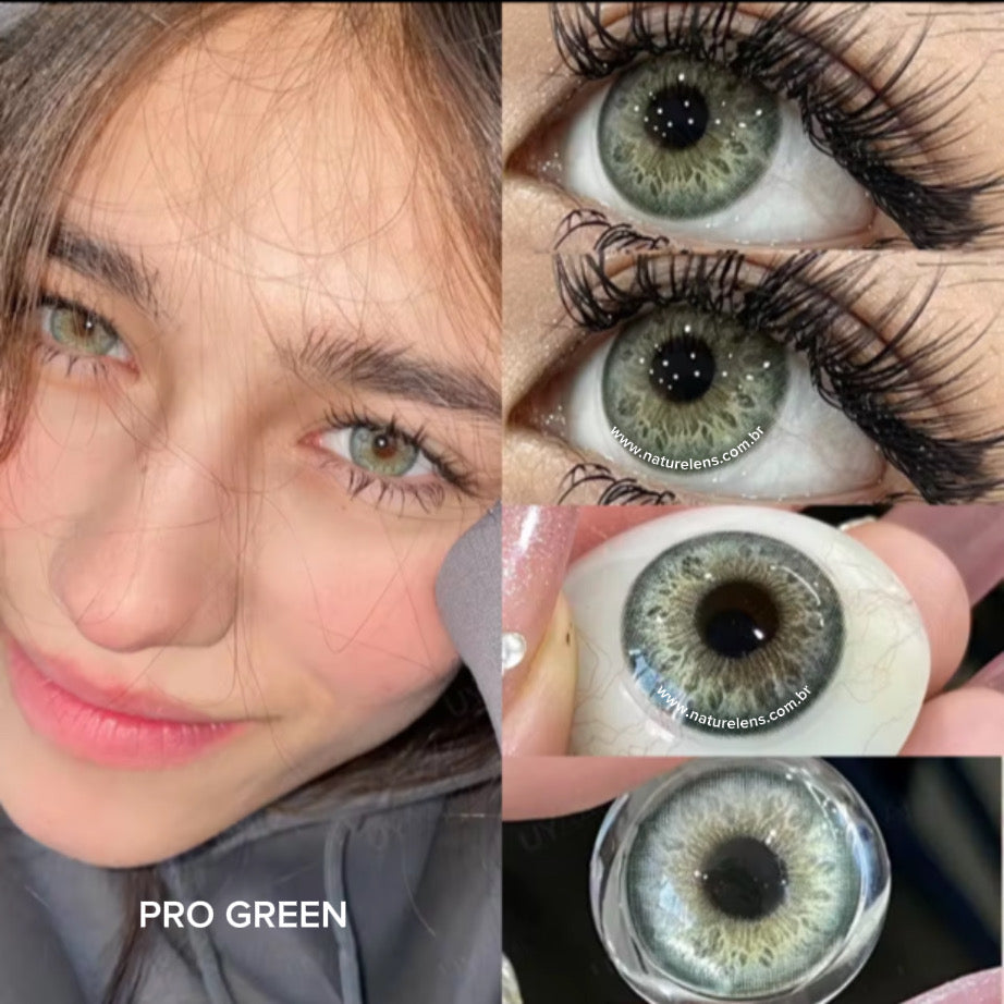 Lente de contato anual Pro Colors (caixa c/ 2 unidades)