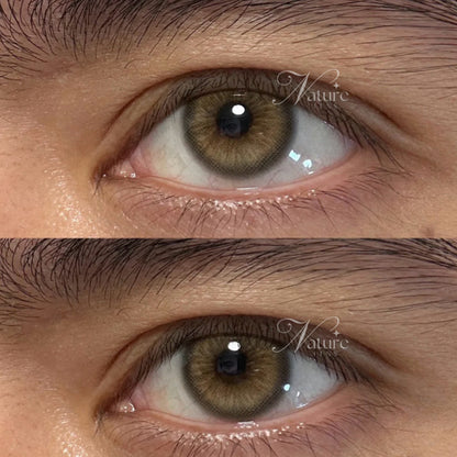 Lente de contato anual Flare Brown (caixa c/ 2 peças)