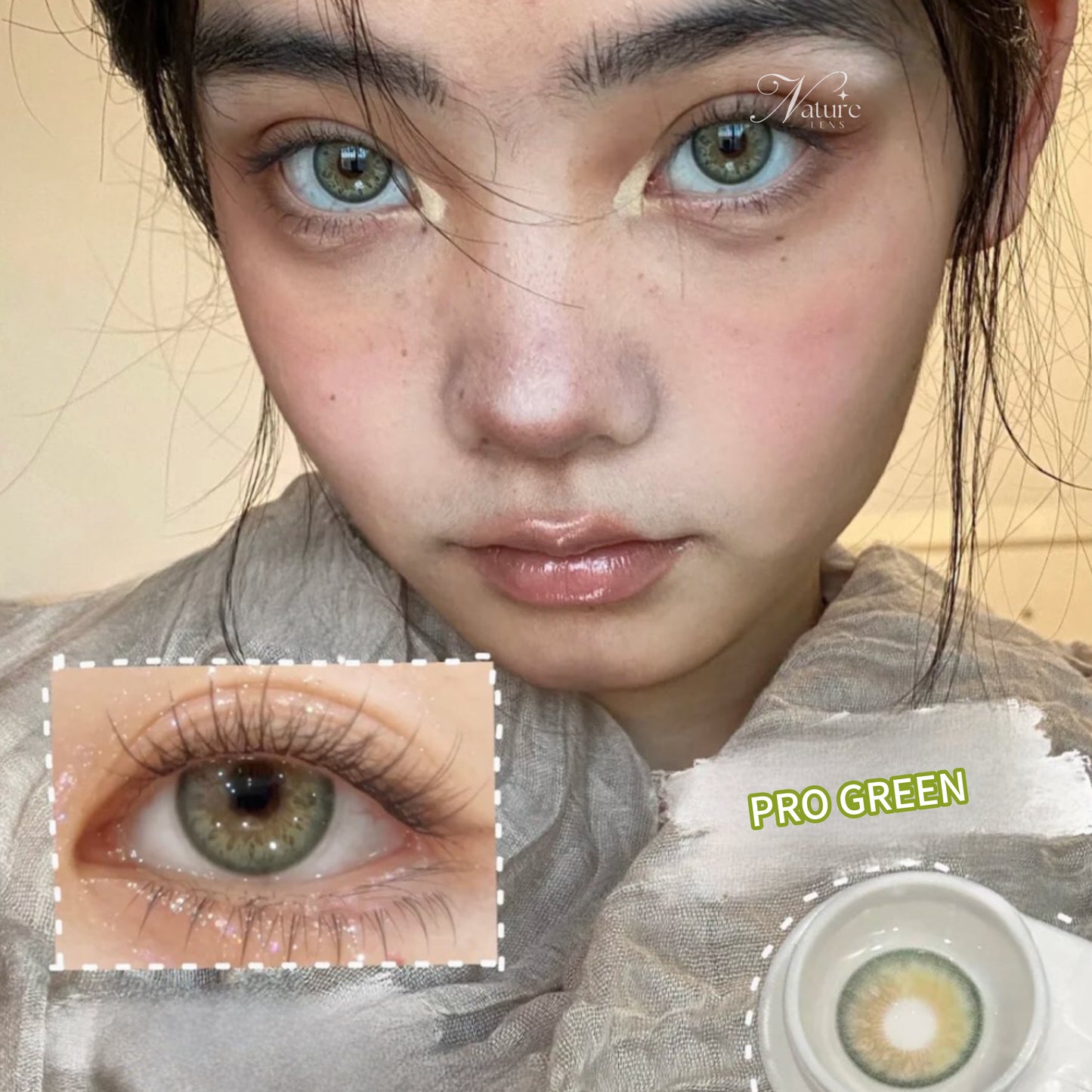 Lente de contato anual Pro Colors (caixa c/ 2 unidades)