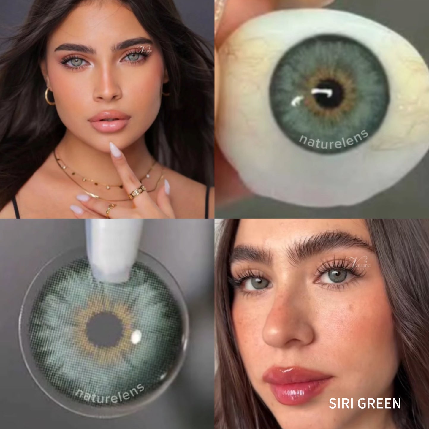 Lente de contato anual pupila pequena Siri Colors (caixa c/ 2 peças)