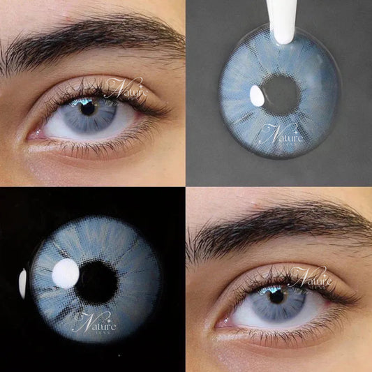 Lente de contato anual Sweet Blue (caixa c/ 2 peças)