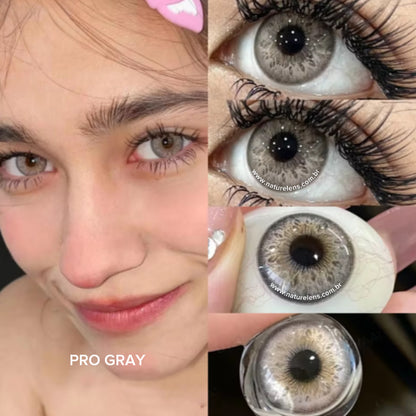Lente de contato anual Pro Colors (caixa c/ 2 unidades)