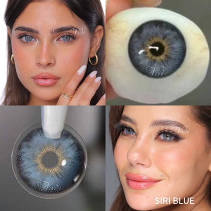 Lente de contato anual pupila pequena Siri Colors (caixa c/ 2 peças)