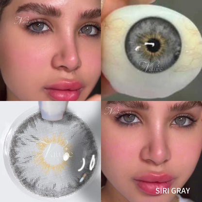 Lente de contato anual pupila pequena Siri Colors (caixa c/ 2 peças)