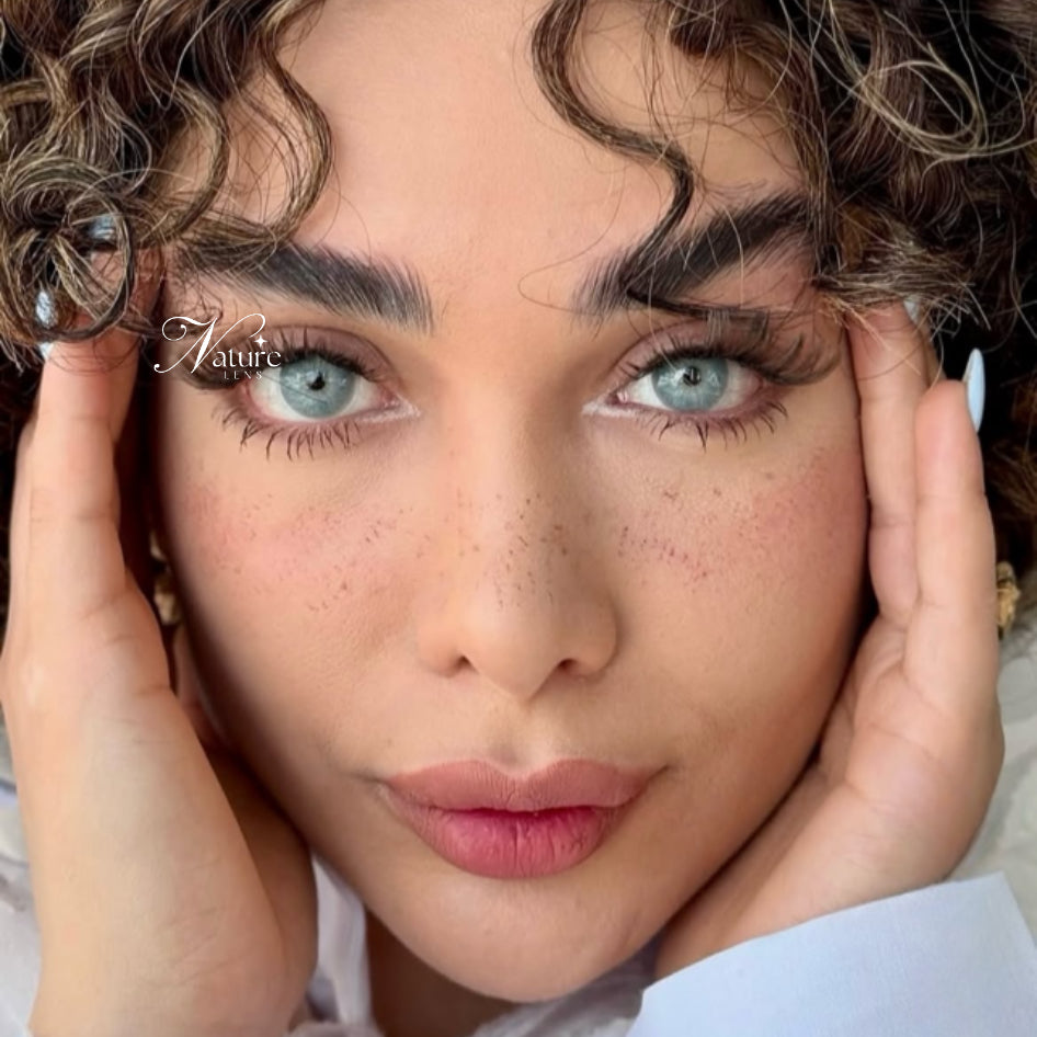 Lente de contato anual pupila reduzida Chelsea Gray (caixa c/ 2 unidades)