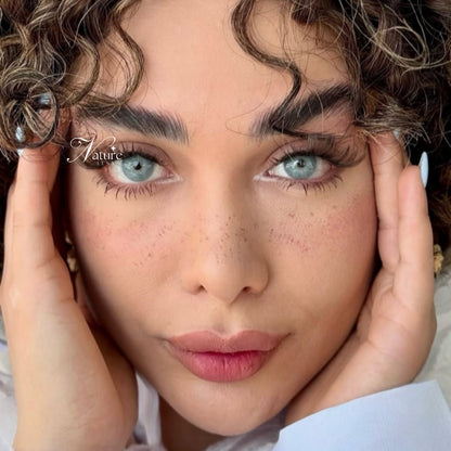 Lente de contato anual pupila reduzida Chelsea Gray (caixa c/ 2 unidades)