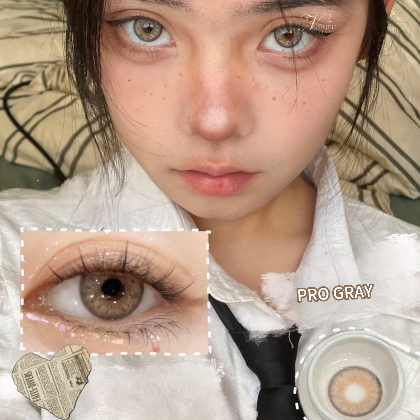 Lente de contato anual Pro Colors (caixa c/ 2 unidades)