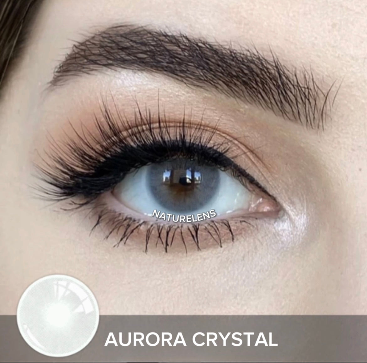 Lente de contato anual Aurora Colors (caixa c/ 2 peças)