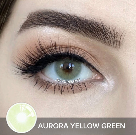 Lente de contato anual Aurora Colors (caixa c/ 2 peças)