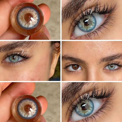 Lente de contato anual Pro Blue com grau para Miopia (caixa c/ 2 unidades)