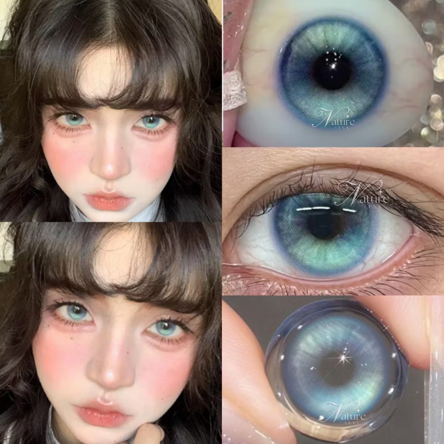 Lente de contato anual Boreal Blue (caixa c/ 2 peças)