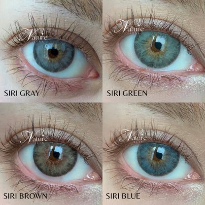 Lente de contato anual pupila pequena Siri Colors (caixa c/ 2 peças)