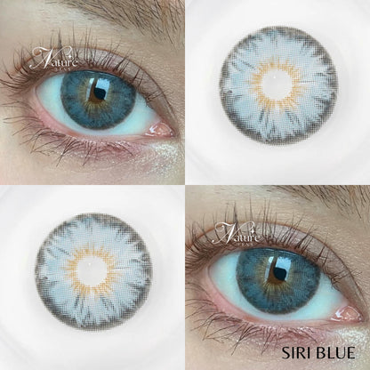 Lente de contato anual pupila pequena Siri Colors (caixa c/ 2 peças)