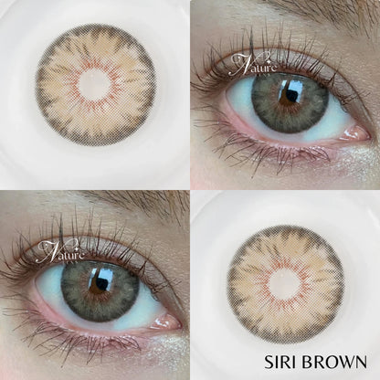Lente de contato anual pupila pequena Siri Colors (caixa c/ 2 peças)