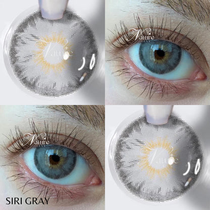 Lente de contato anual pupila pequena Siri Colors (caixa c/ 2 peças)