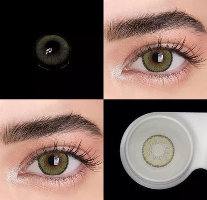 Lente de contato anual Natural Mel (caixa c/ 2 peças)