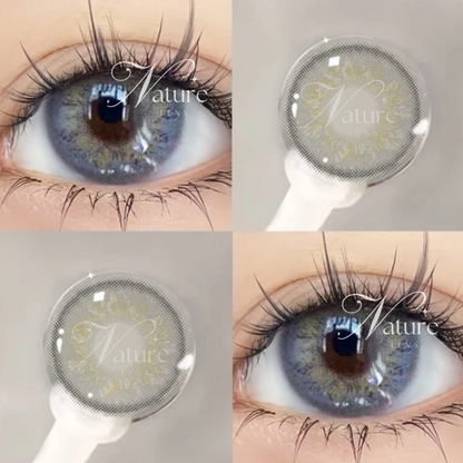 Lente de contato anual Russian Colors com grau para miopia (caixa c/ 2 peças)