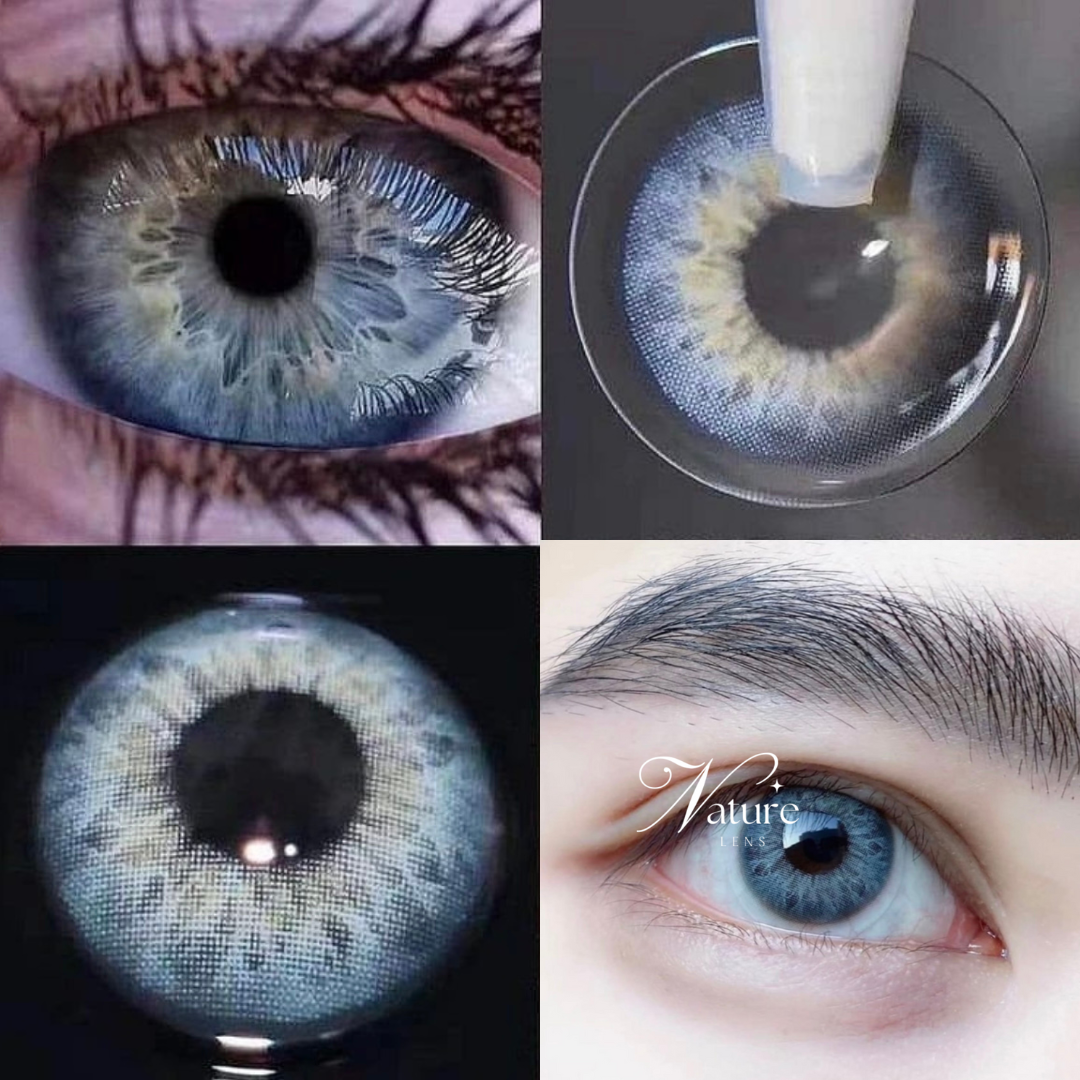 Lente de contato anual Diamond T. Colors com grau para miopia (caixa c/ 2 peças)