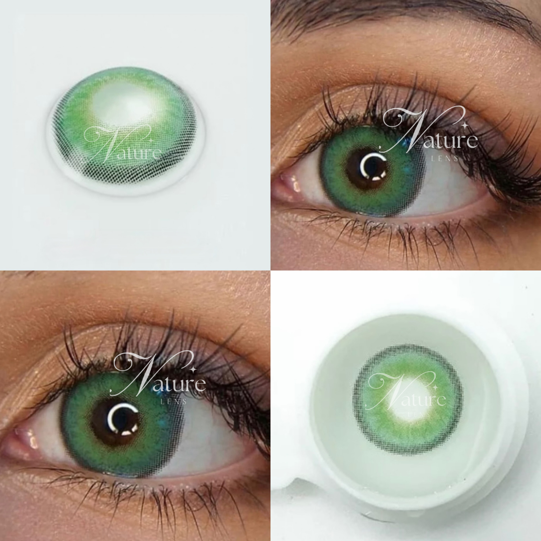 Lente de contato anual Himalaya Green (caixa c/ 2 peças)