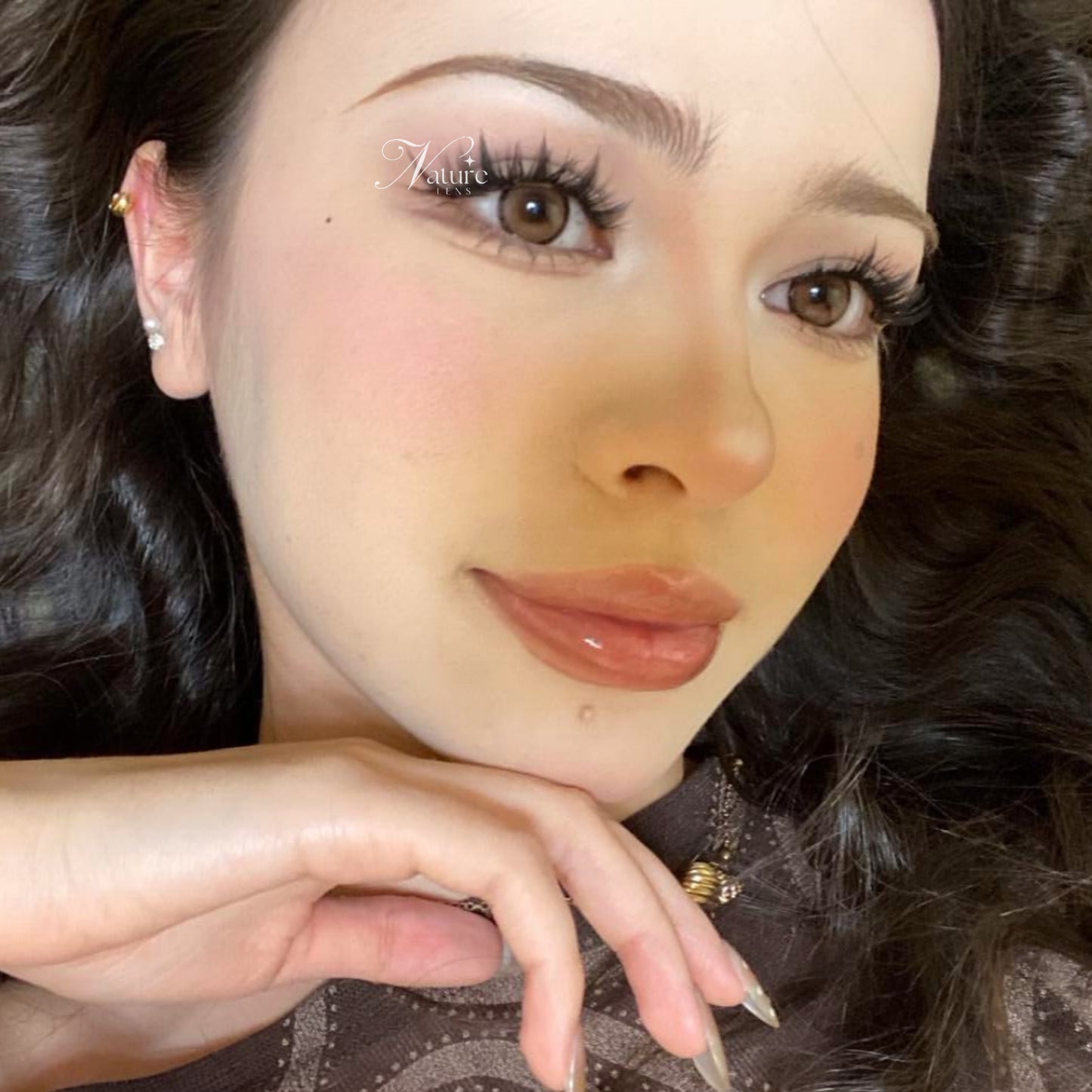 Lente de contato anual Atacama Brown (caixa c\ 2 peças)